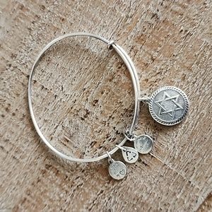 Alex and Ani Star of David Bangle Bracelet, Silver
